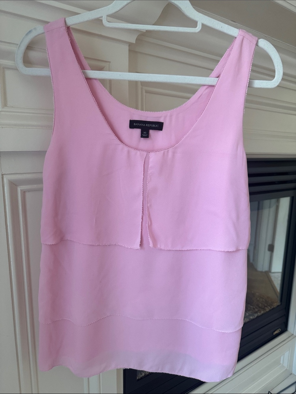 Banana Republic Light Pink Layered Chiffon Feel
Tank